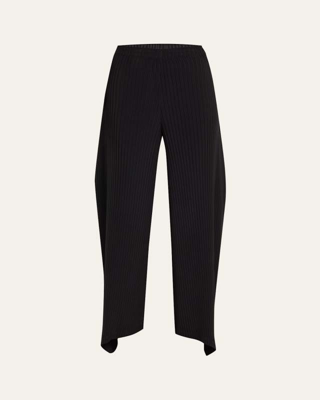 Shadow Study Pleats Solid Trousers